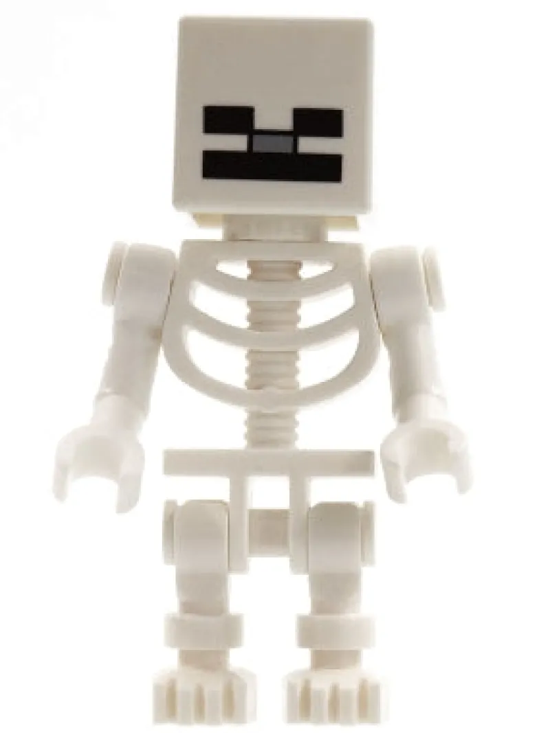 Minecraft>The Brick Show Shop Skeleton - LEGO Minecraft Minifigure (2021)
