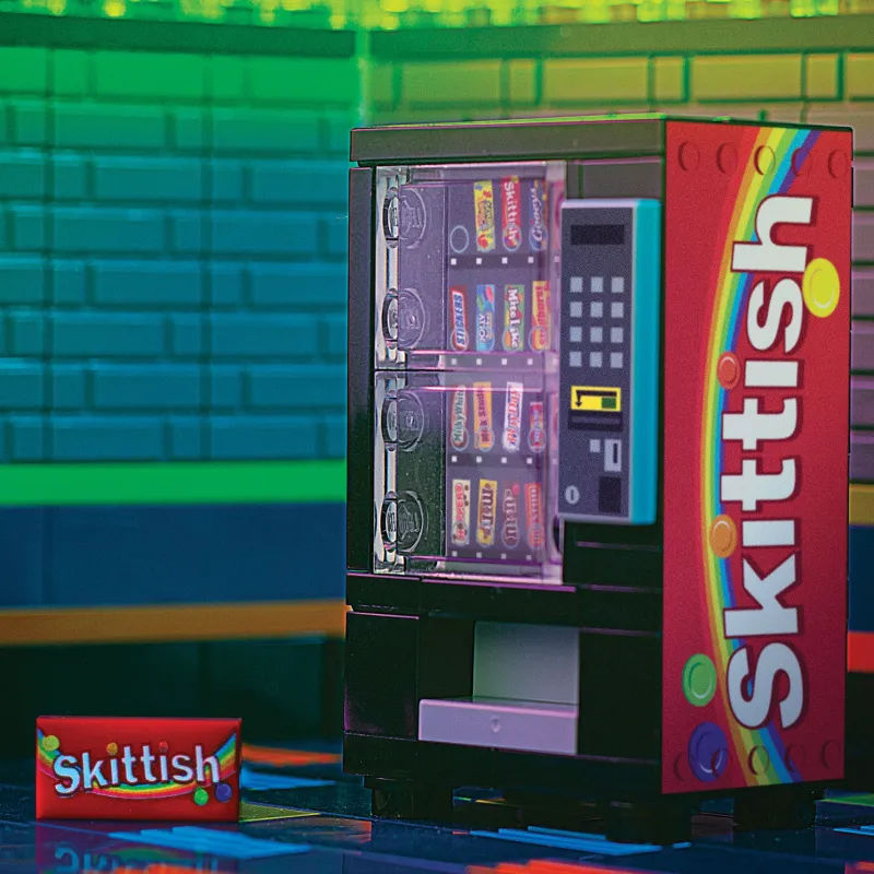 B3 Customs | Vending Machines>The Brick Show Shop Skittish - B3 Customs Candy Vending Machine