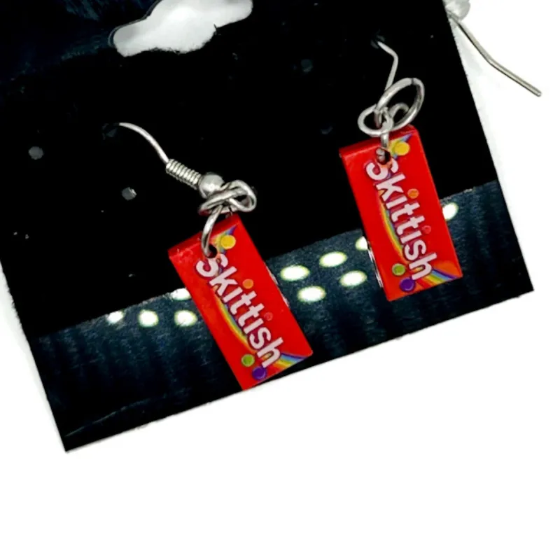B3 Customs | Lego Jewelry>The Brick Show Shop Skittish Candy Earrings made from LEGO Bricks - B3 Customs