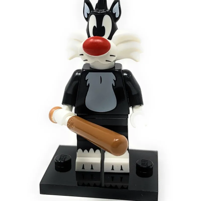 Collectible Minifigures>The Brick Show Shop Slyvester the Cat - LEGO Looney Tunes Collectible Minifigure (Series 1