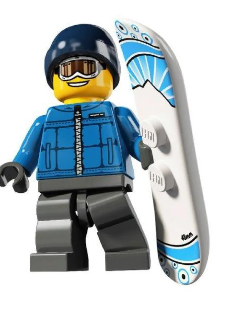 Collectible Minifigures>The Brick Show Shop Snowboarder (Male) - LEGO Series 5 Collectible Minifigure (2011)