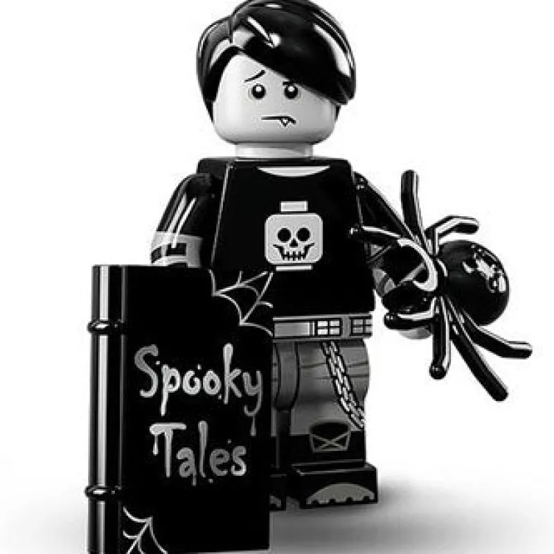 Collectible Minifigures>The Brick Show Shop Spooky Goth Boy - LEGO Series 16 Collectible Minifigure