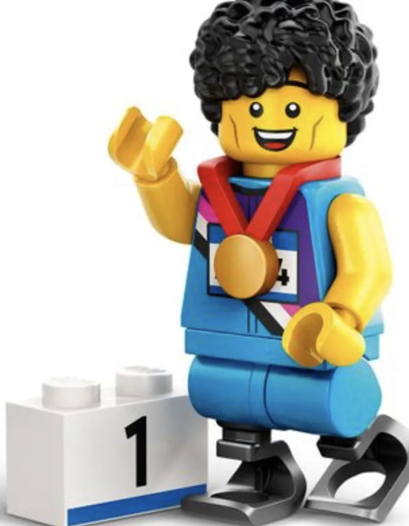 Collectible Minifigures>The Brick Show Shop Sprinter - LEGO Collectible Minifigure 71045 (Series 25) (2024)