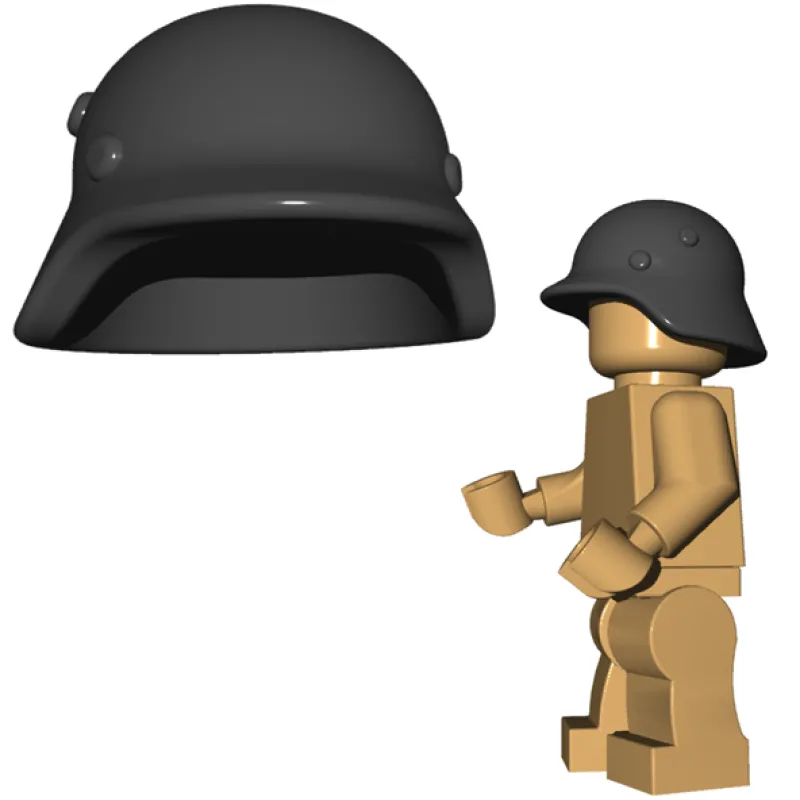 Brick Warriors>The Brick Show Shop Stahlhelm German WW2 Helmet - LEGO Compatible (Brick Warriors)
