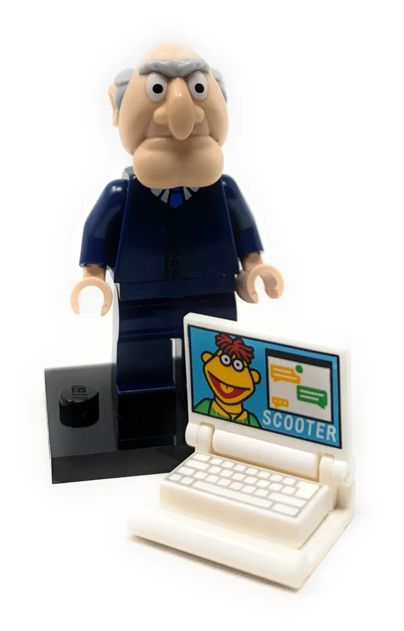 Disney | Collectible Minifigures>The Brick Show Shop Statler - LEGO Muppets / Disney Collectible Minifigure (2022)