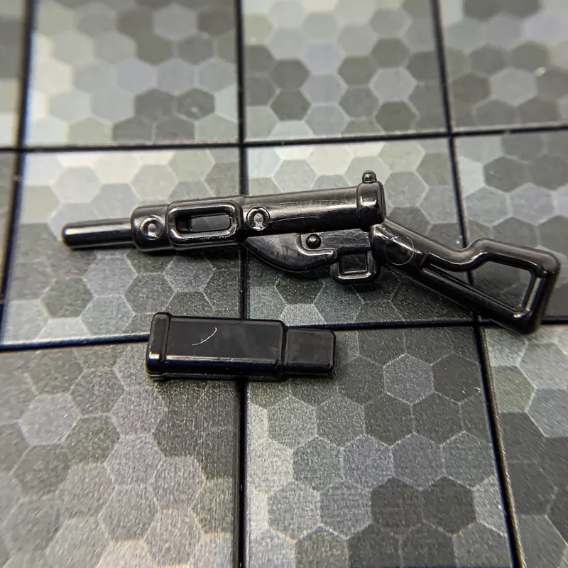 Brickarms>The Brick Show Shop Sten Gun w/ Magazine - BrickArms - LEGO Compatible