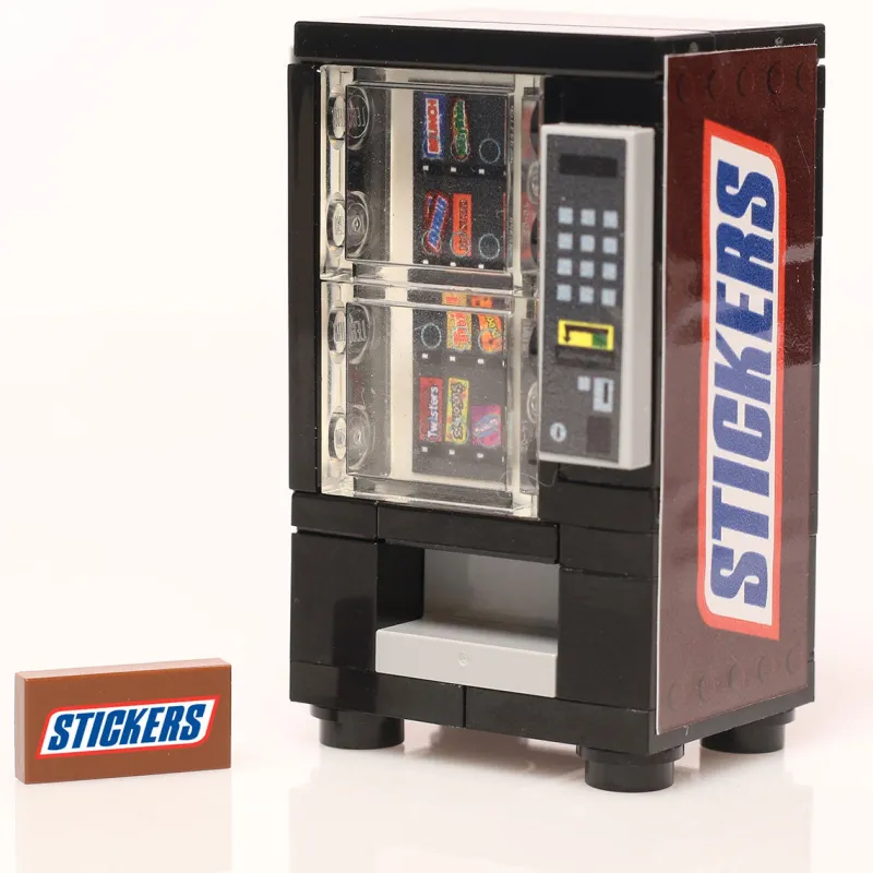 B3 Customs | Vending Machines>The Brick Show Shop Stickers - B3 Customs Candy Bar Vending Machine