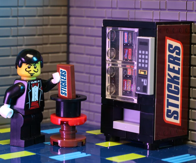 B3 Customs | Vending Machines>The Brick Show Shop Stickers - B3 Customs Candy Bar Vending Machine