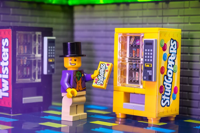 B3 Customs | Vending Machines>The Brick Show Shop Studgoppers - B3 Customs Candy Vending Machine