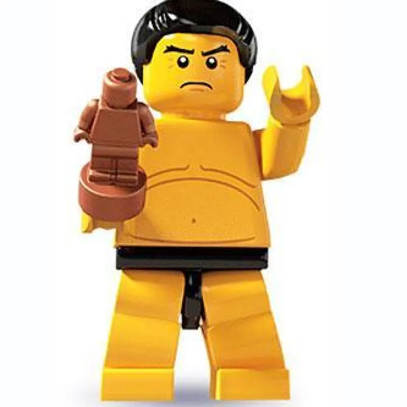 Collectible Minifigures>The Brick Show Shop Sumo Wrestler - Series 3 LEGO Collectible Minifigure (2011)