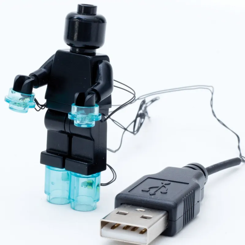 Lego Lighting>The Brick Show Shop Super Hero Lights (Blue) for LEGO Minifigures