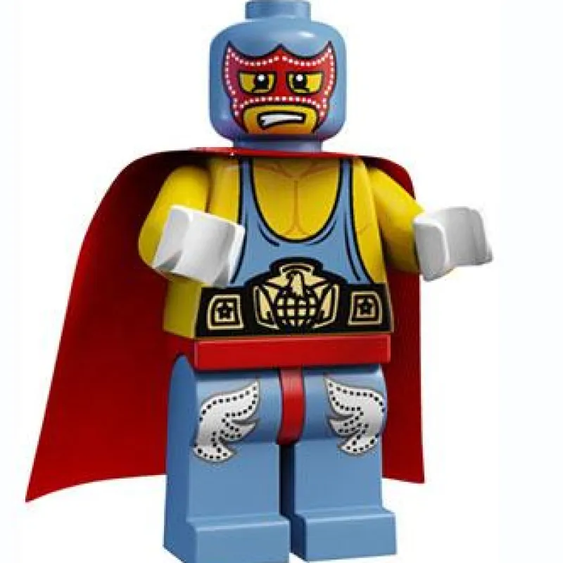 Collectible Minifigures>The Brick Show Shop Super Wrestler - Series 1 LEGO Collectible Minifigure (2010)