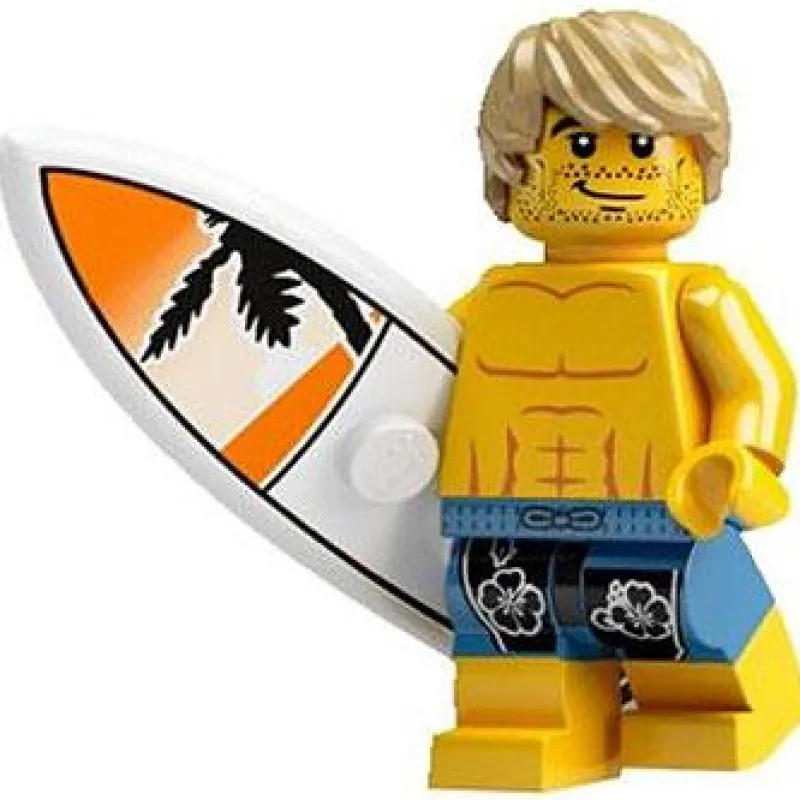 Collectible Minifigures>The Brick Show Shop Surfer - Series 2 LEGO Collectible Minifigure (2010)