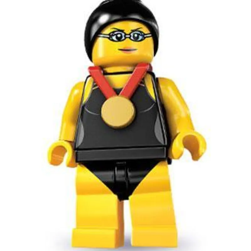 Collectible Minifigures>The Brick Show Shop Swimming Champion - Series 7 LEGO Collectible Minifigure (2012)