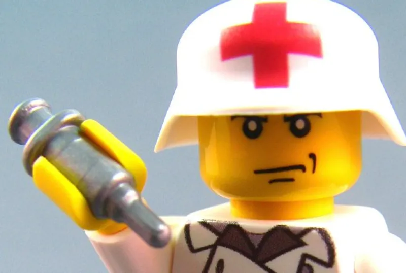 Brickarms>The Brick Show Shop Syringe / Needle (Medical) for LEGO Minifigures - BrickArms