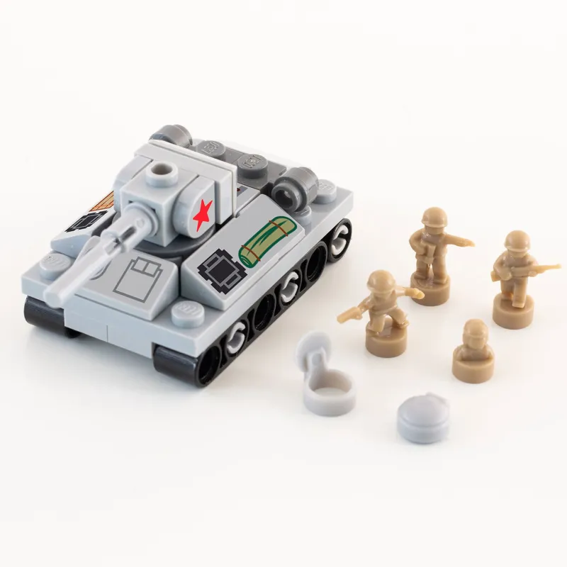 B3 Customs | Military>The Brick Show Shop T-34 Nano Russian Tank - Custom Military Set