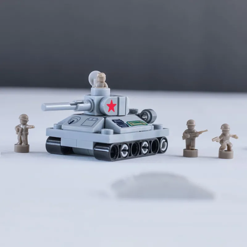 B3 Customs | Military>The Brick Show Shop T-34 Nano Russian Tank - Custom Military Set