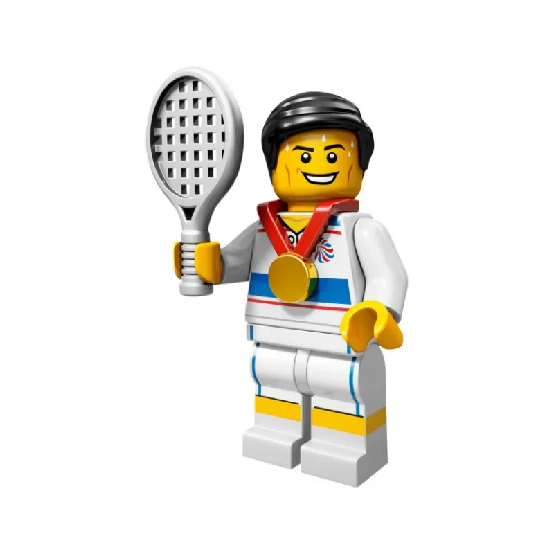Collectible Minifigures>The Brick Show Shop Tactical Tennis Player, Team GB - LEGO Olympic Collectible Minifigure
