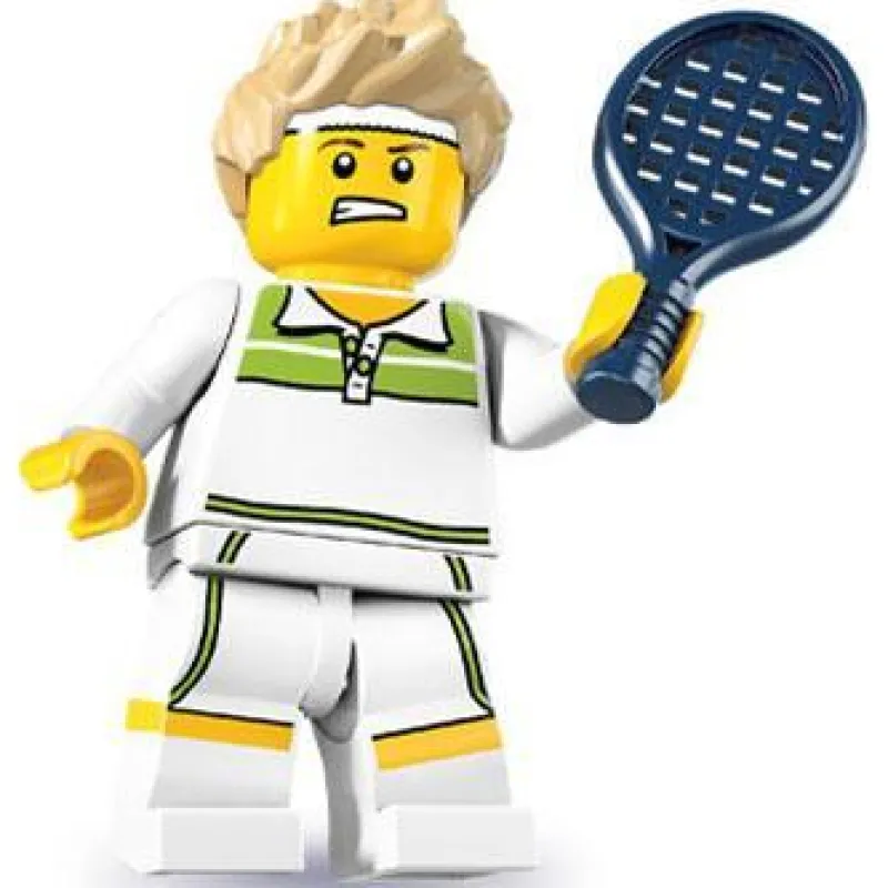 Collectible Minifigures>The Brick Show Shop Tennis Ace - Series 7 LEGO Collectible Minifigure (2012)