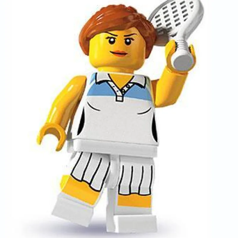 Collectible Minifigures>The Brick Show Shop Tennis Player - Series 3 LEGO Collectible Minifigure (2011)