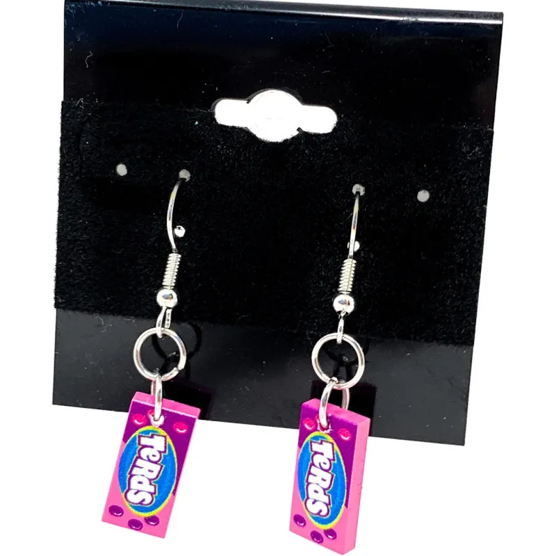 B3 Customs | Lego Jewelry>The Brick Show Shop Terds Candy Earrings made from LEGO Bricks - B3 Customs