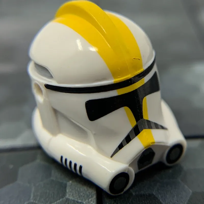 Clone Army Customs>The Brick Show Shop 327th Clone Trooper Helmet (Phase 2, Yellow) - Clone Army Customs