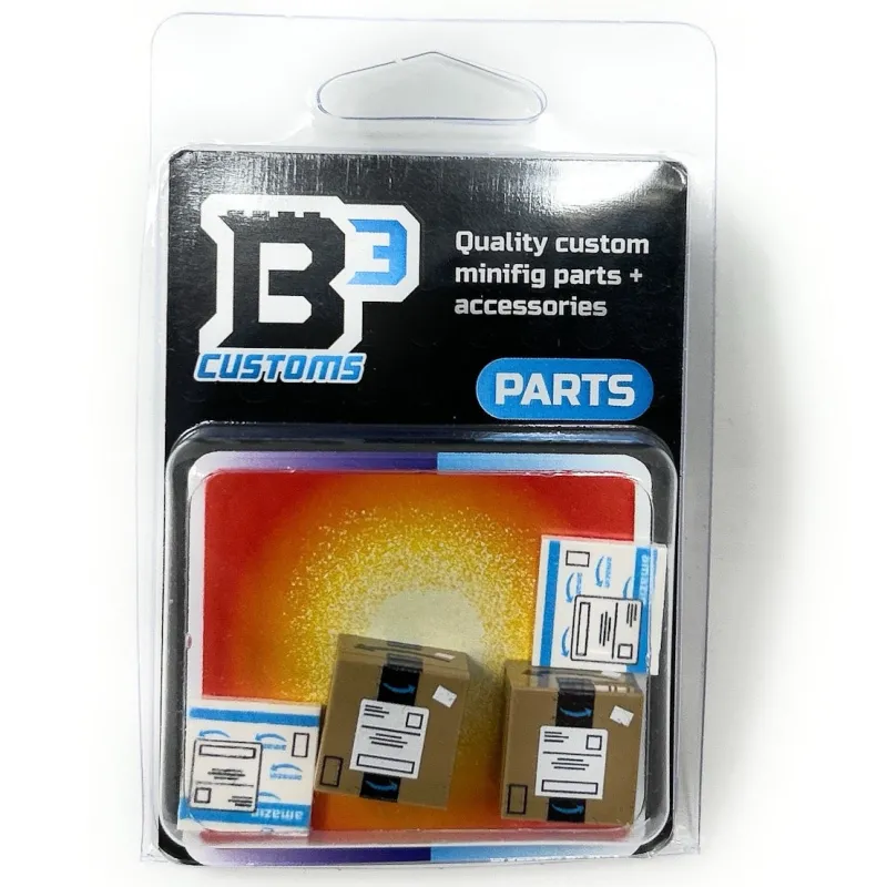 B3 Customs>The Brick Show Shop The Amazin Shipping Boxes Pack made with LEGO parts