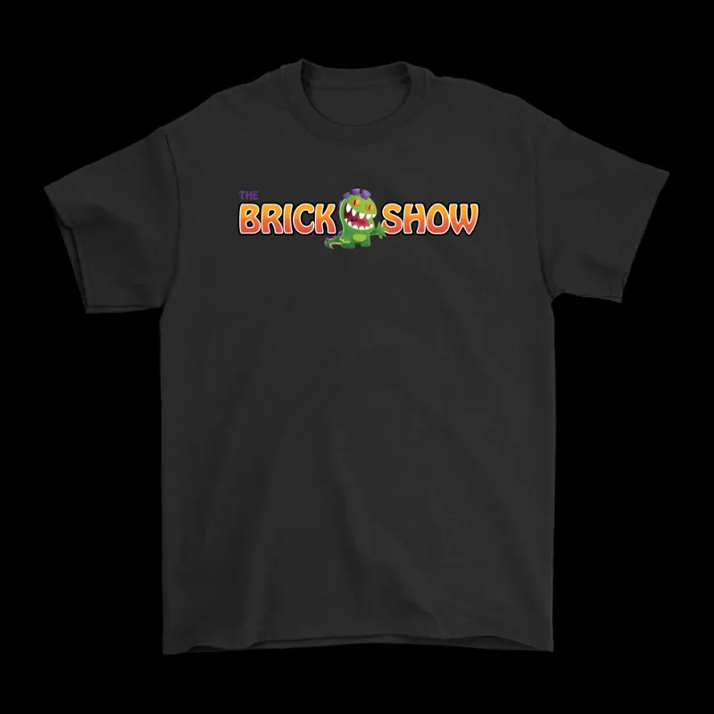 T-shirts>The Brick Show Shop The Brick Show T-Shirt (Retro Logo Edition) Black