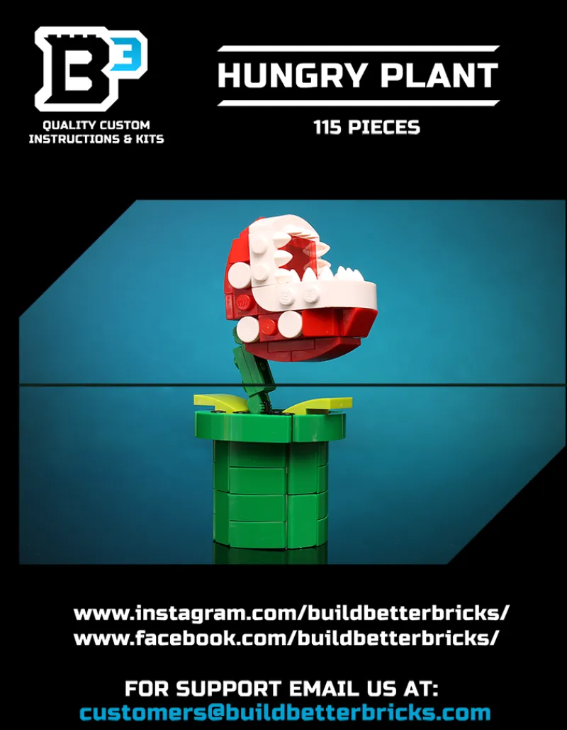 B3 Customs>The Brick Show Shop The Hungry Plant - Custom Set