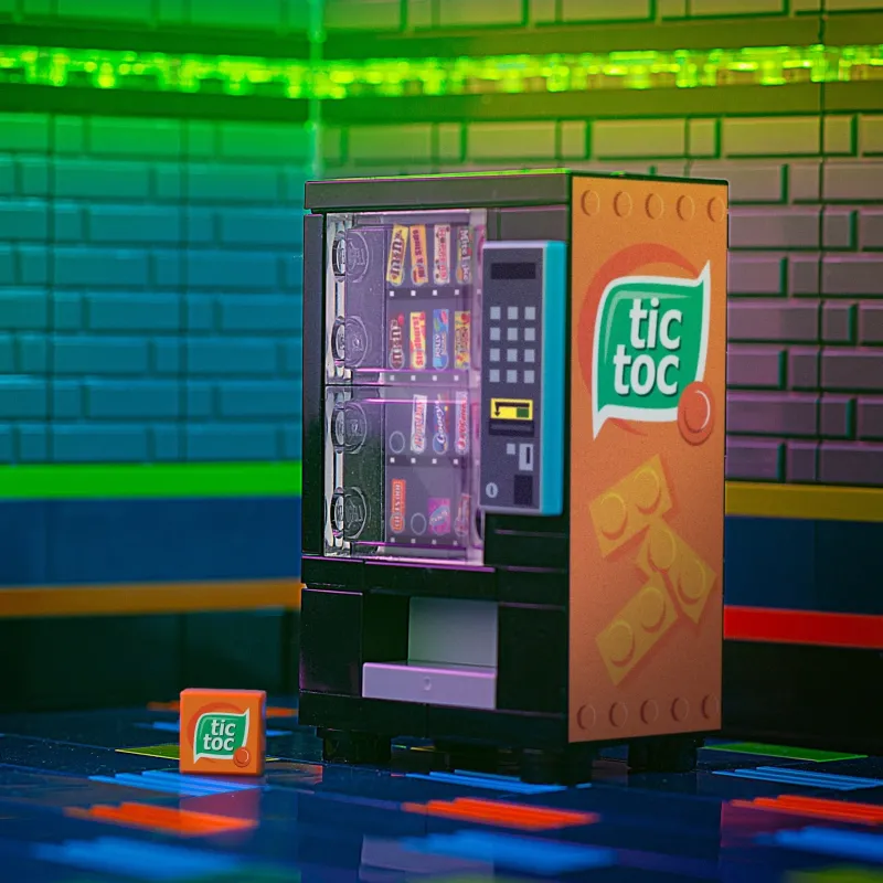 B3 Customs | Vending Machines>The Brick Show Shop Tic Toc - B3 Customs Candy Vending Machine