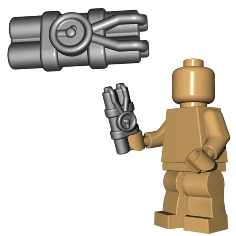 Brick Warriors>The Brick Show Shop Time Bomb for LEGO Minifigures