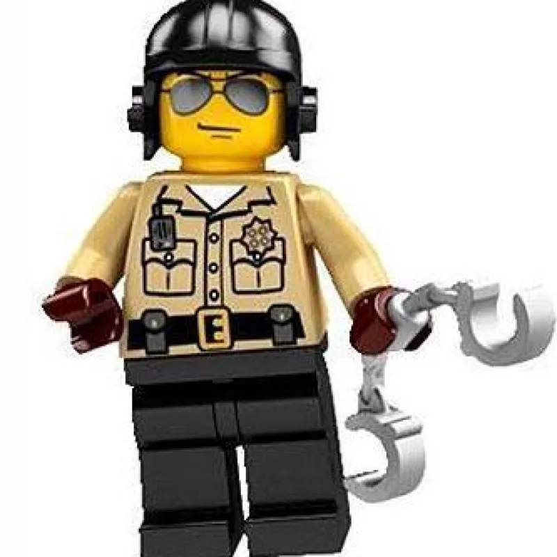 Collectible Minifigures>The Brick Show Shop Traffic Cop - Series 2 LEGO Collectible Minifigure (2010)