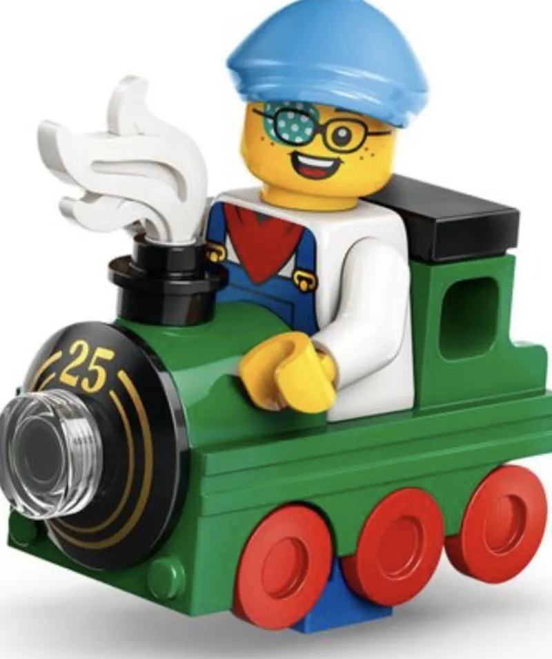 Collectible Minifigures>The Brick Show Shop Train Kid - LEGO Collectible Minifigure 71045 (Series 25) (2024)