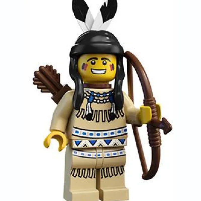 Collectible Minifigures>The Brick Show Shop Tribal Hunter - Series 1 LEGO Collectible Minifigure (2010)