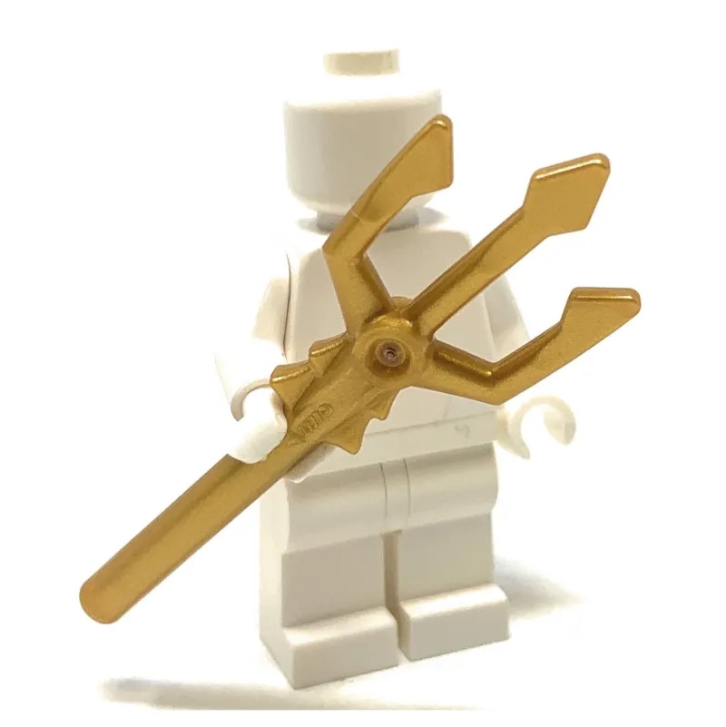 Lego Parts>The Brick Show Shop Trident (Pearl Gold) - Official LEGO® Part
