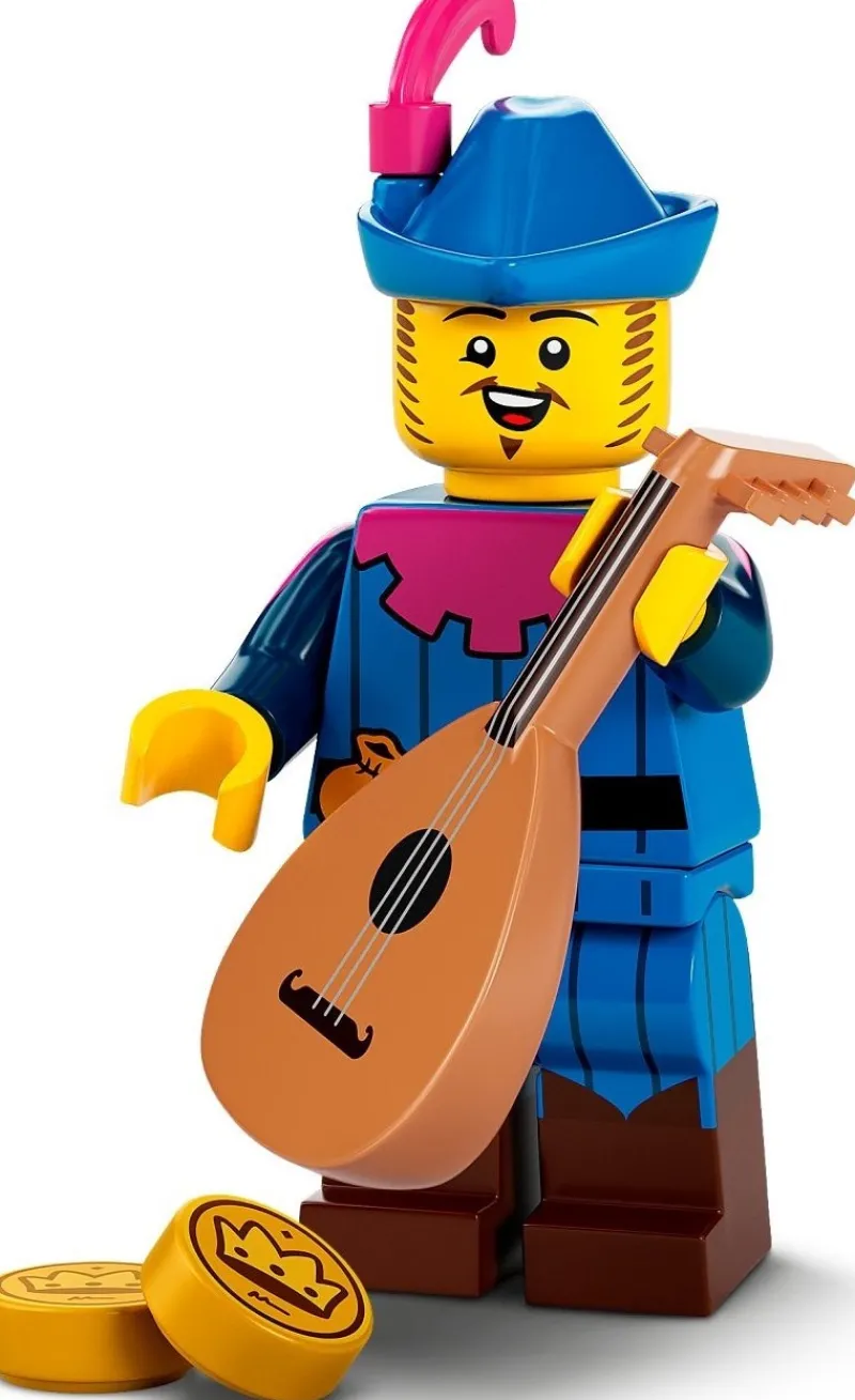 Collectible Minifigures>The Brick Show Shop Troubadour - LEGO Collectible Minifigure (Series 22) (2022)