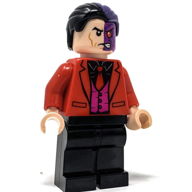 Dc Comics>The Brick Show Shop Two-Face (Black Shirt, Red Tie) - LEGO DC Comics Minifigure (2019)