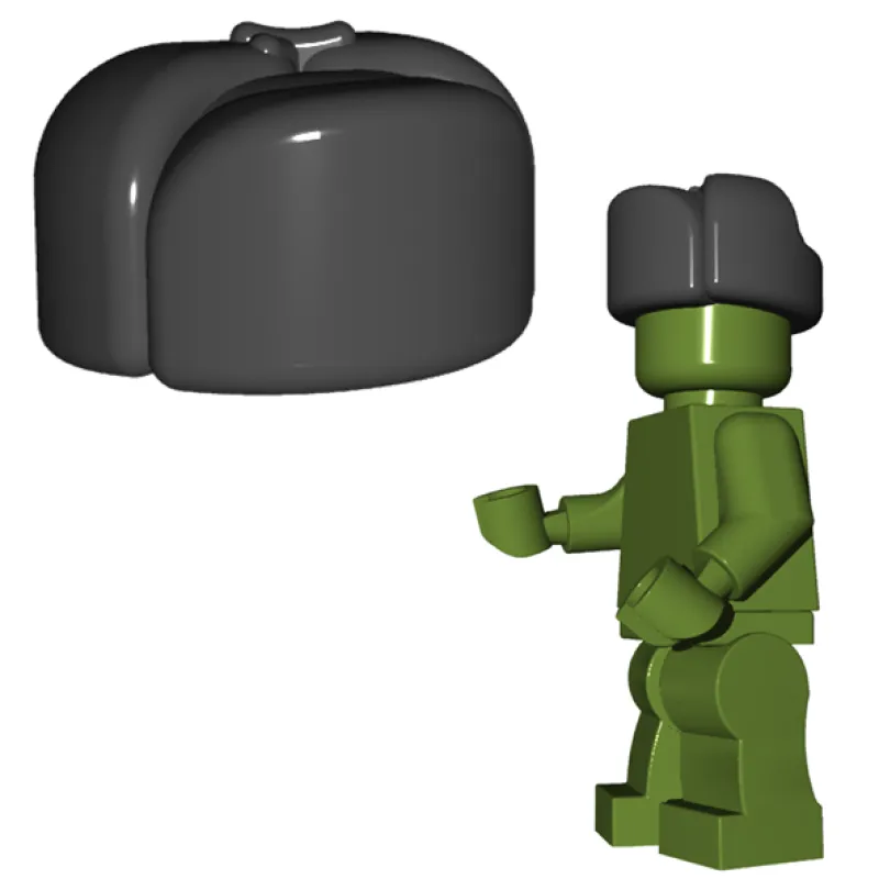 Brick Warriors>The Brick Show Shop Ushanka (Russian) - LEGO Minifigure Compatible (Brick Warriors)