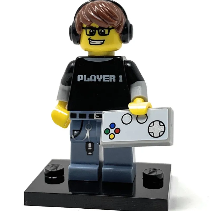Collectible Minifigures>The Brick Show Shop Video Game Guy - LEGO Series 12 Collectible Minifigure (2014)