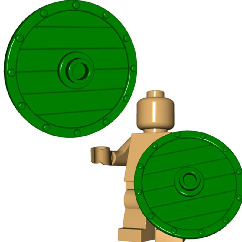 Brick Warriors>The Brick Show Shop Viking Shield for your LEGO® Minifigures
