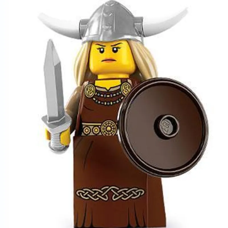 Collectible Minifigures>The Brick Show Shop Viking Woman - Series 7 LEGO Collectible Minifigure (2012)