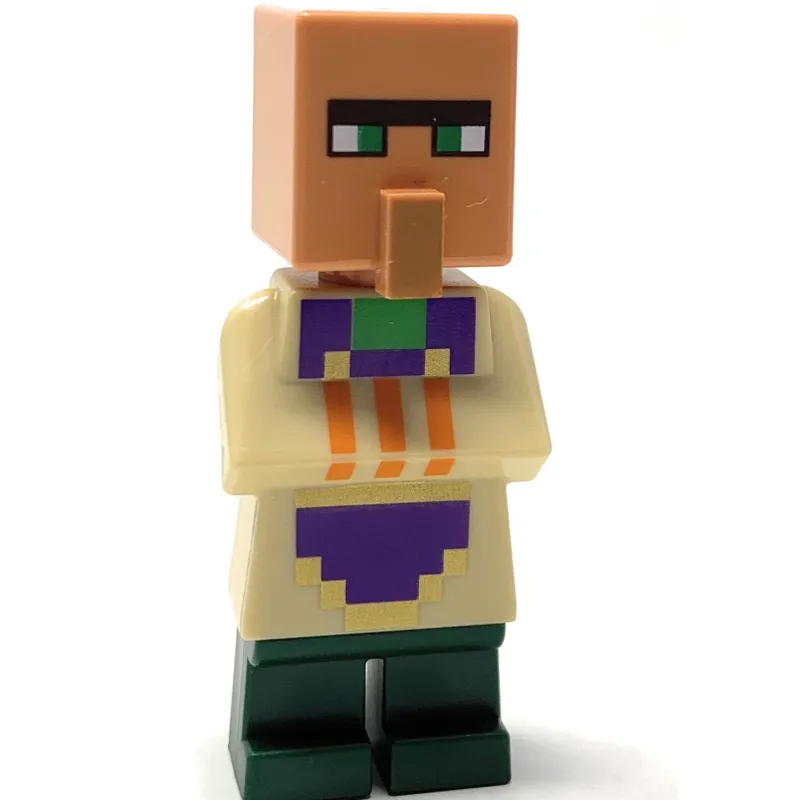 Minecraft>The Brick Show Shop Villager (Cleric) - LEGO Minecraft Minifigure (2020)