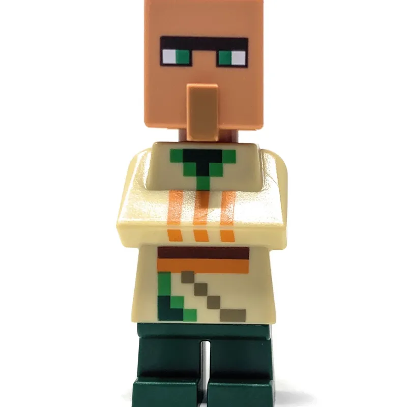 Minecraft>The Brick Show Shop Villager (Farmer) - LEGO Minecraft Minifigure (2020)