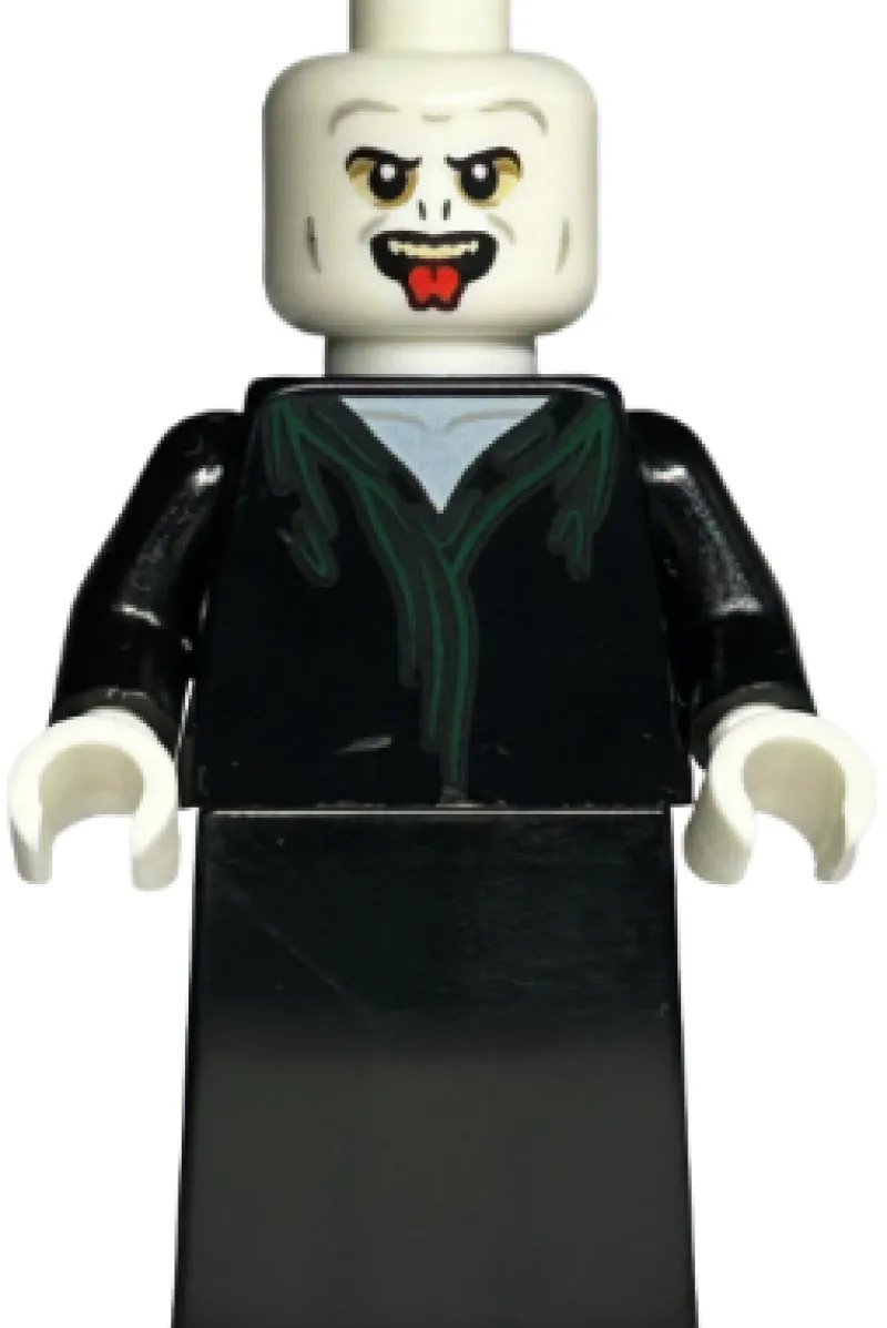 Harry Potter>The Brick Show Shop Voldemort (White Head, Black Skirt, Tongue Out) - LEGO Harry Potter Mi
