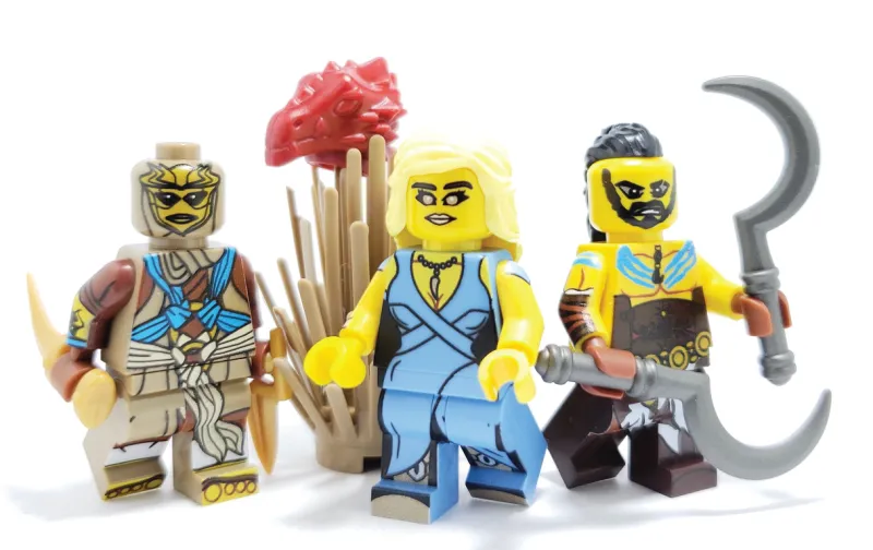 Brick Warriors>The Brick Show Shop War Hook for LEGO Minifigures, Brick Warriors