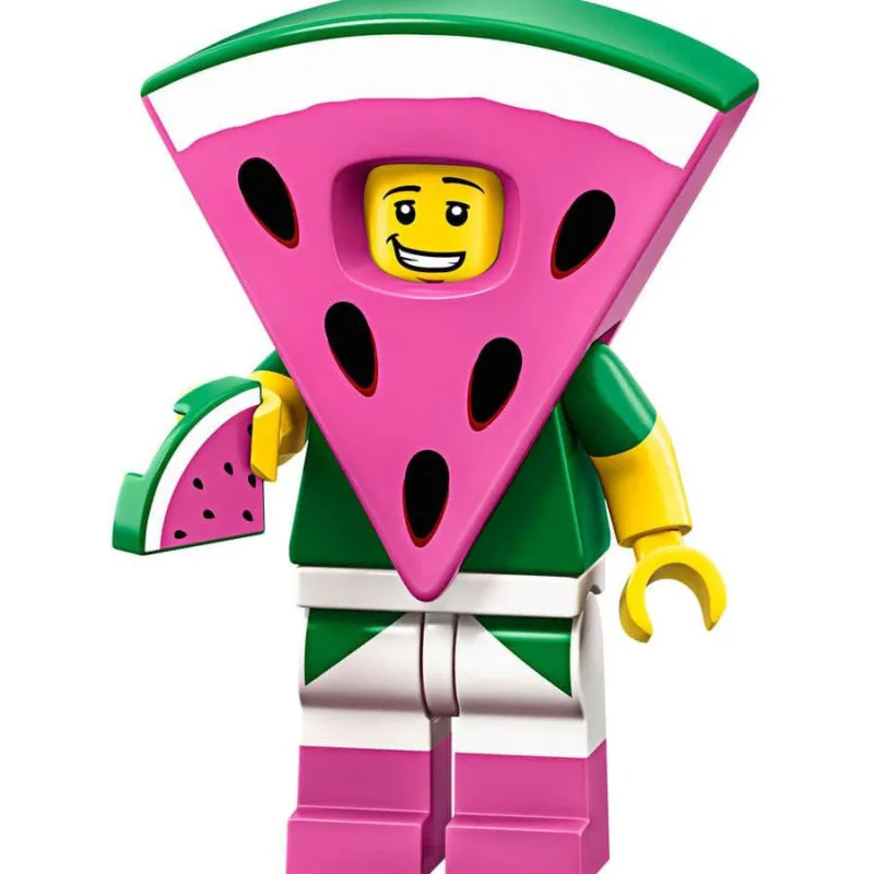 Collectible Minifigures>The Brick Show Shop Watermelon Dude - LEGO Movie 2 Collectible Minifigure