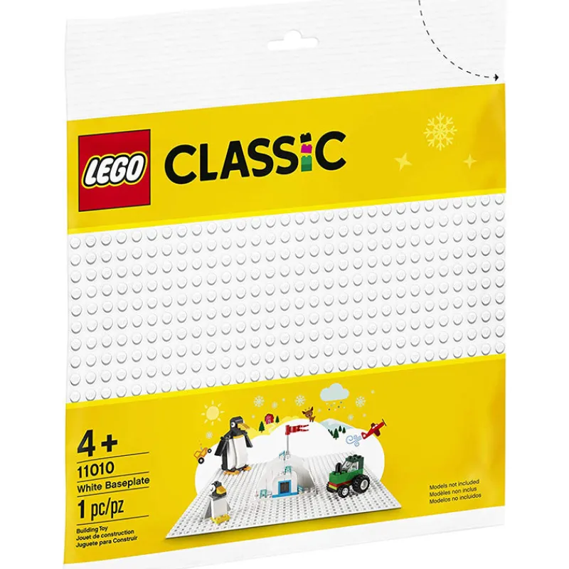 Lego Parts>The Brick Show Shop White LEGO Baseplate - 32 x 32 Studs (11026)