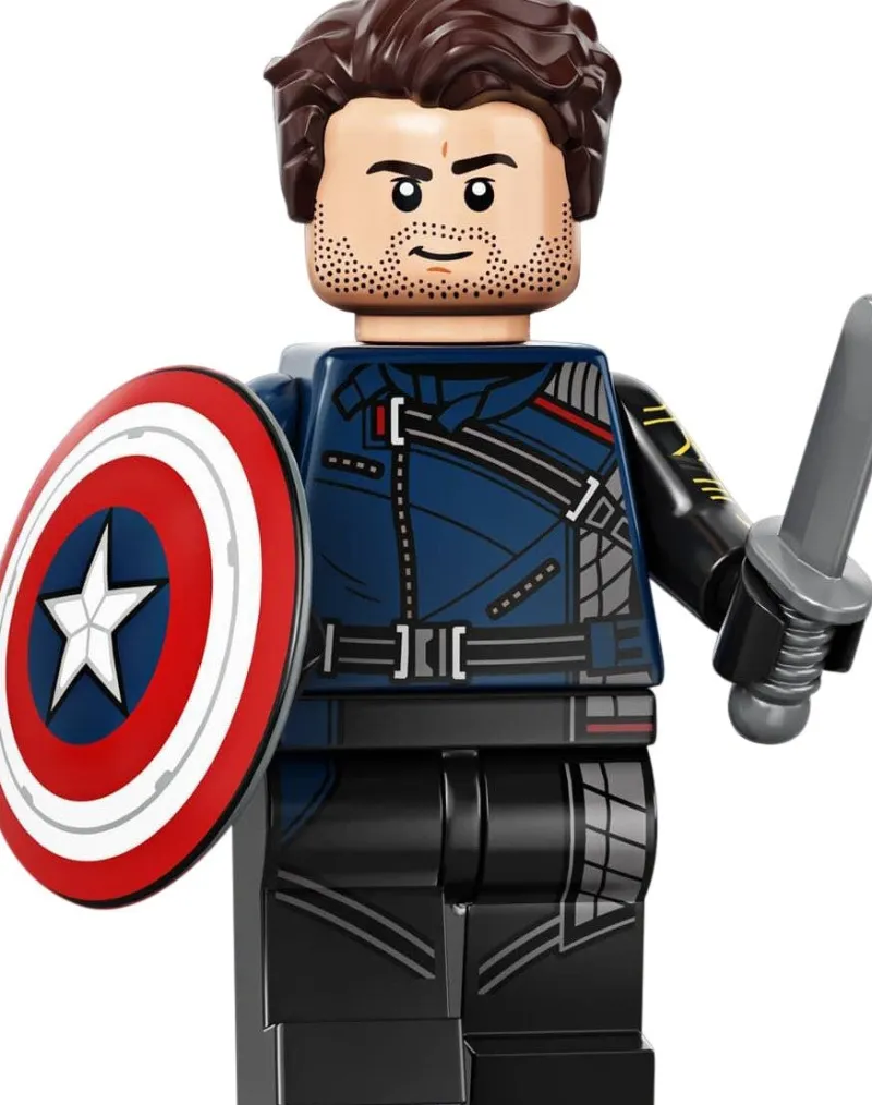 Collectible Minifigures>The Brick Show Shop Winter Soldier - LEGO Marvel Collectible Minifigure (Series 1) (2021)