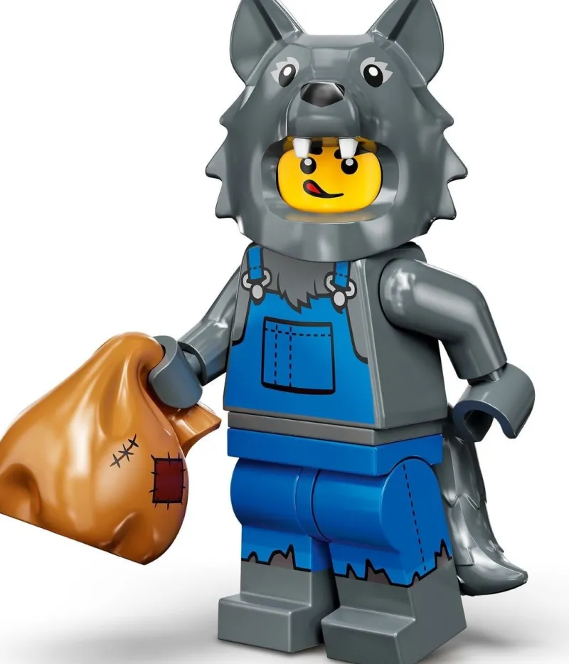 Collectible Minifigures>The Brick Show Shop Wolf Costume - LEGO Collectible Minifigure 71034 (Series 23) (2022)