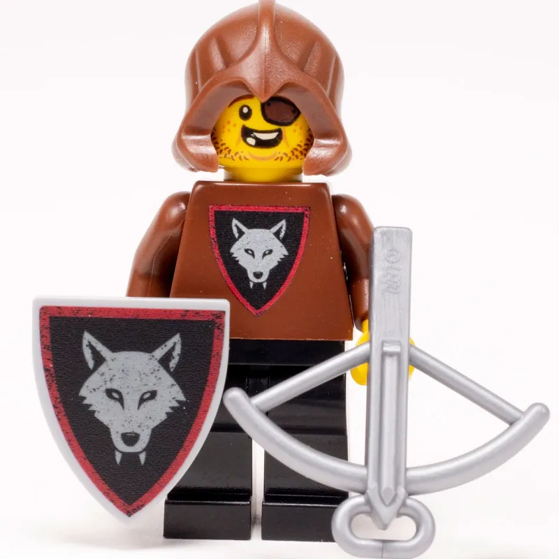 B3 Customs | Custom Parts>The Brick Show Shop Wolfpack Bandit (Crossbow) - Custom Castle Minifigure
